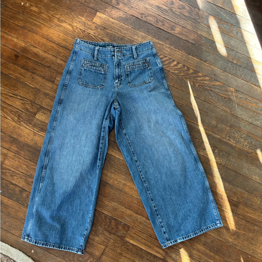 Old Navy Relaxed women wide leg Jeans in Blue